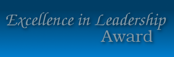 Excellence in Leadership Award Banner