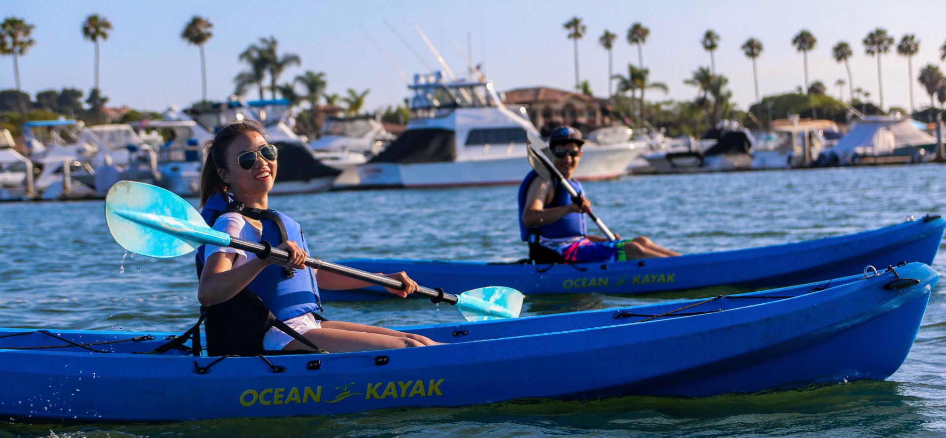 photo of UCI affiliates on kayaks